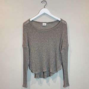Solemio Knit Sweater Taupe